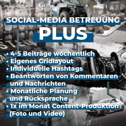 Social-Media Betreuung FORTGESCHRITTEN